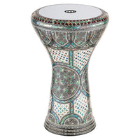 Meinl 8 3/4" Artisan Doumbek Drum Blue Burl Mosaic Palace AEED3