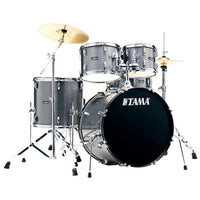 Tama Stagestar 5 Piece Drum Kit with Hardware & Cymbals Silver Sparkle ST52H5C CSS