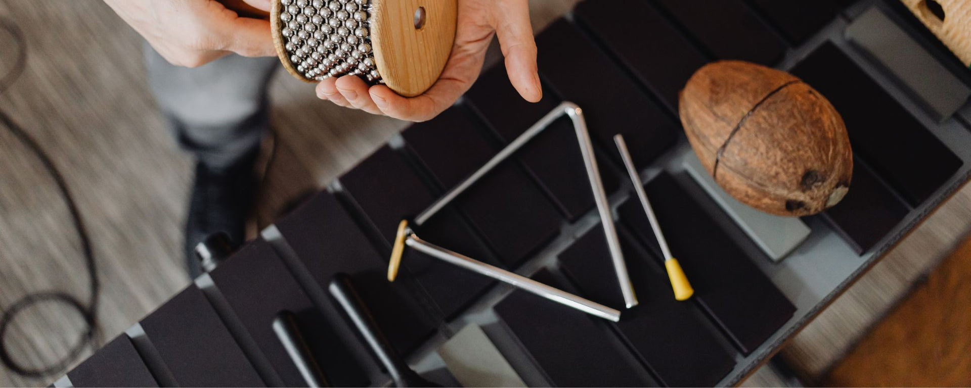 Musical Triangles and Percussion at Drum Republic drum shop.