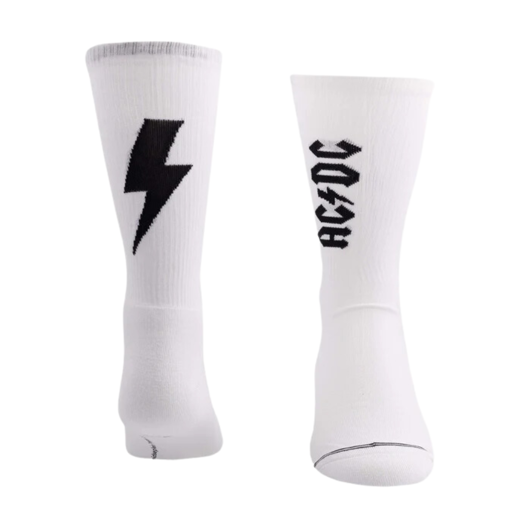 ACDC Crew Socks White