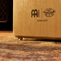 Meinl Artisan Edition Tango Line String Cajon with Light Eucalyptus Frontplate AETLLE base view