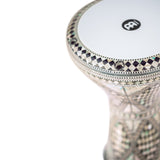 Meinl 8 3/4" Artisan Doumbek Drum White Burl Mosaic Royale AEED1 Drum Republic