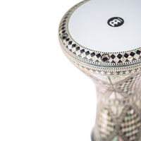 Meinl 8 3/4" Artisan Doumbek Drum White Burl Mosaic Royale AEED1 Drum Republic