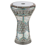 Meinl 8 3/4" Artisan Doumbek Drum Blue Burl Mosaic Palace AEED3