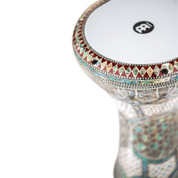 Meinl 8 3/4" Artisan Doumbek Drum Blue Burl Mosaic Palace AEED3 Buy quality doumbek drums online from Drum Republic Australia