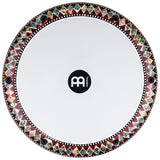 Meinl 8 3/4" Artisan Doumbek Drum Blue Burl Mosaic Palace AEED3 doumbek skin drum head close up