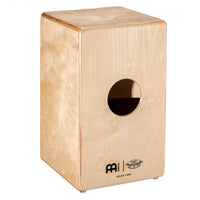 Meinl Artisan Edition Solea Line Cajon with Dark Red Burst Frontplate AESLRB back view