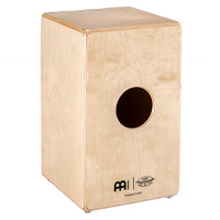 Meinl Artisan Edition Tango Line String Cajon with Light Eucalyptus Frontplate AETLLE back view