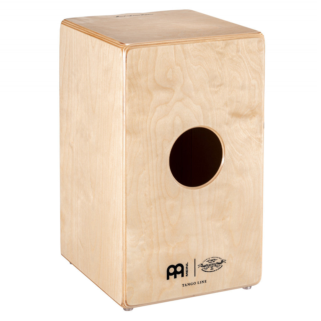 Meinl Artisan Edition Tango Line String Cajon with Light Eucalyptus Frontplate AETLLE back view