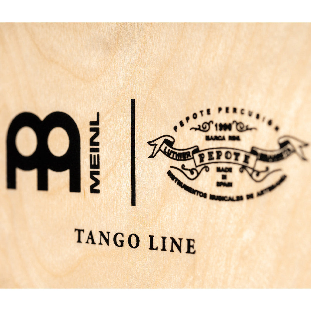 Meinl Artisan Edition Tango Line String Cajon with Limba Frontplate AETLLI tango line logo