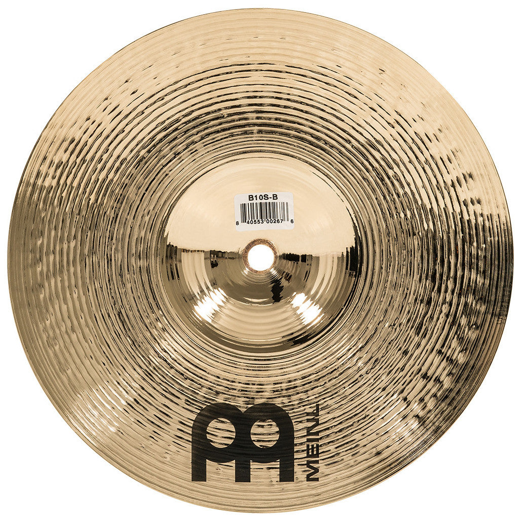 Meinl Byzance Brilliant 10" Splash Cymbal B10S-B Bottom View