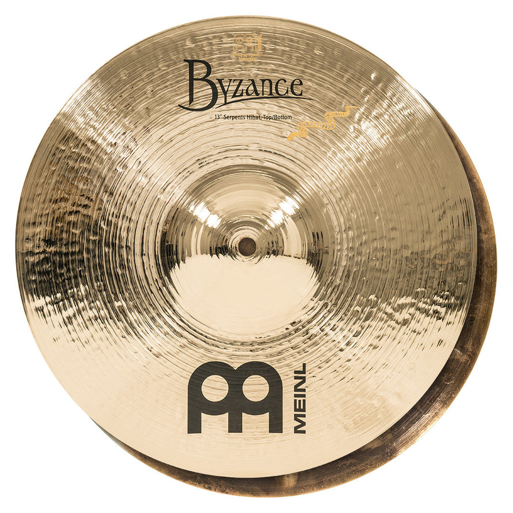 Meinl Byzance Brilliant 13" Derek Roddy Signature Series Serpents Hi-Hats B13SH-B