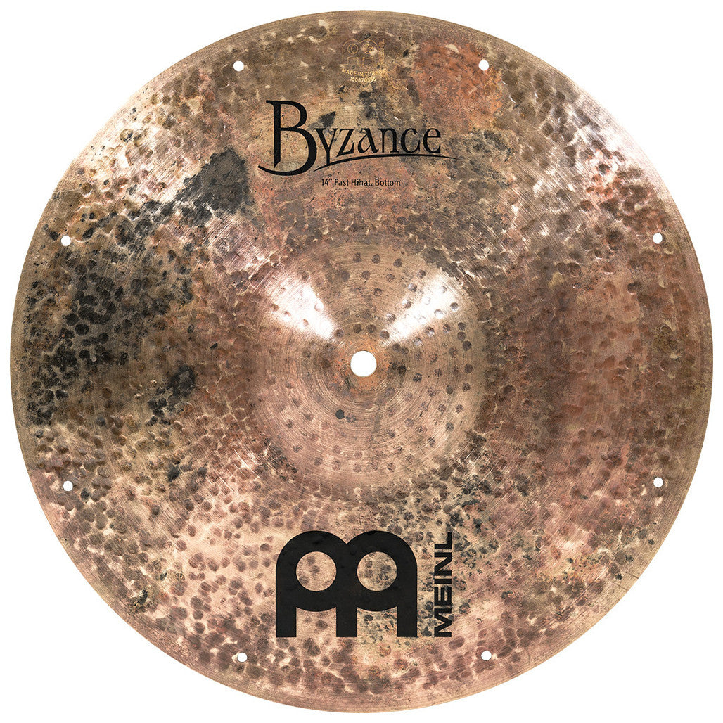 Meinl Byzance Brilliant 14" Thomas Lang Fast Hats B14FH Bottom