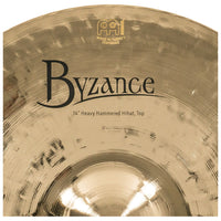 Meinl Byzance Brilliant 14inch Heavy Hammered Hi-Hats B14HHH-B