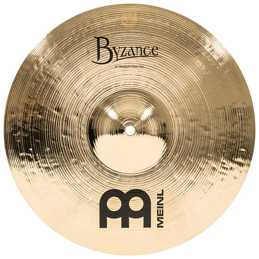 Meinl B14MH-B Byzance Brilliant 14inch Medium Hi-Hats