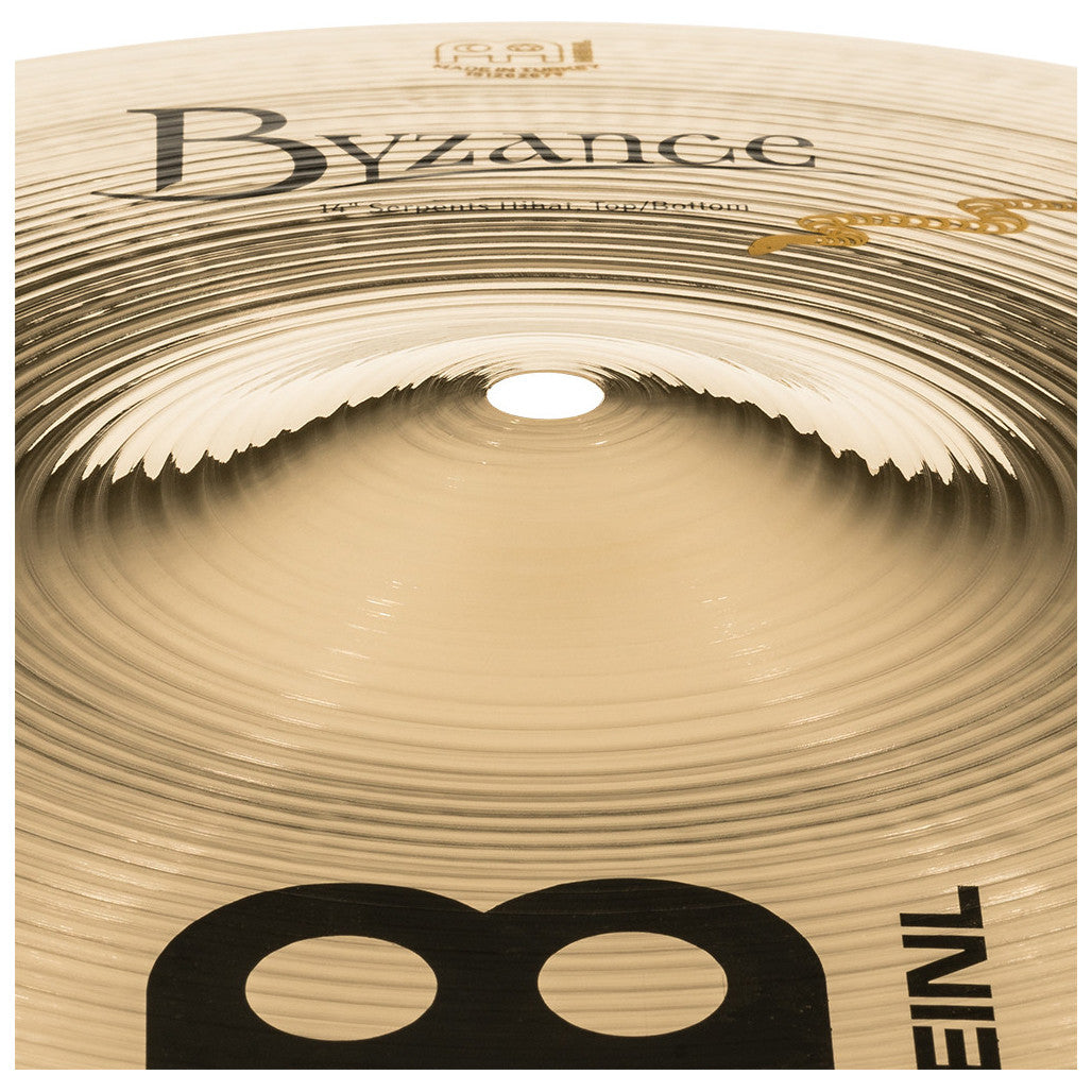 Meinl Byzance Brilliant 14 inch Derek Roddy Signature Series Serpents Hi-Hats B14SH-B