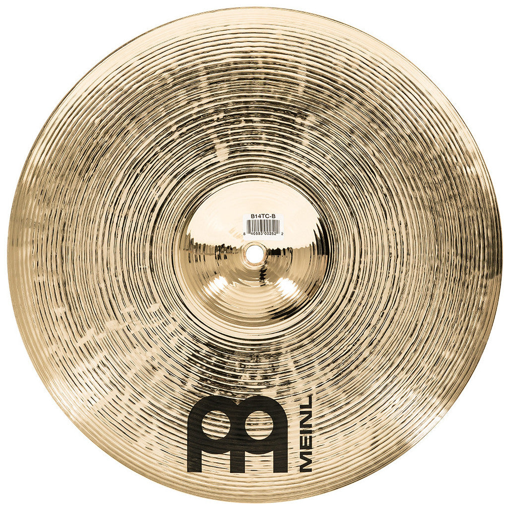Meinl Byzance Brilliant 14" Thin Crash Cymbal B14TC-B Bottom View