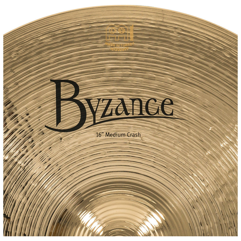 Meinl Byzance Brilliant 16 inch Medium Crash Cymbal - B16MC-B