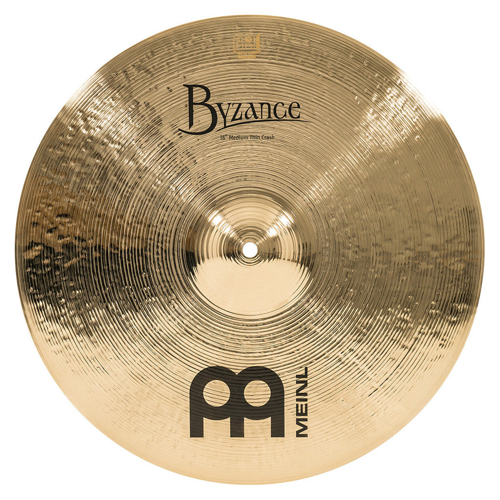 Meinl Byzance Brilliant 16" Medium Thin Crash Cymbal B16MTC-B