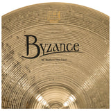 Meinl Byzance Brilliant 16 inch Medium Thin Crash Cymbal - B16MTC-B