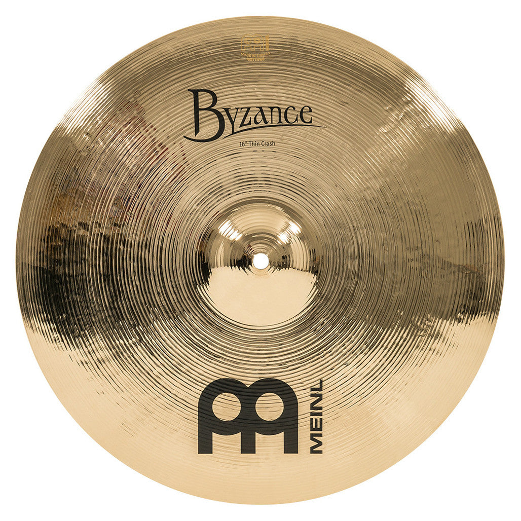 Meinl Byzance Brilliant 16" Thin Crash Cymbal B16TC-B