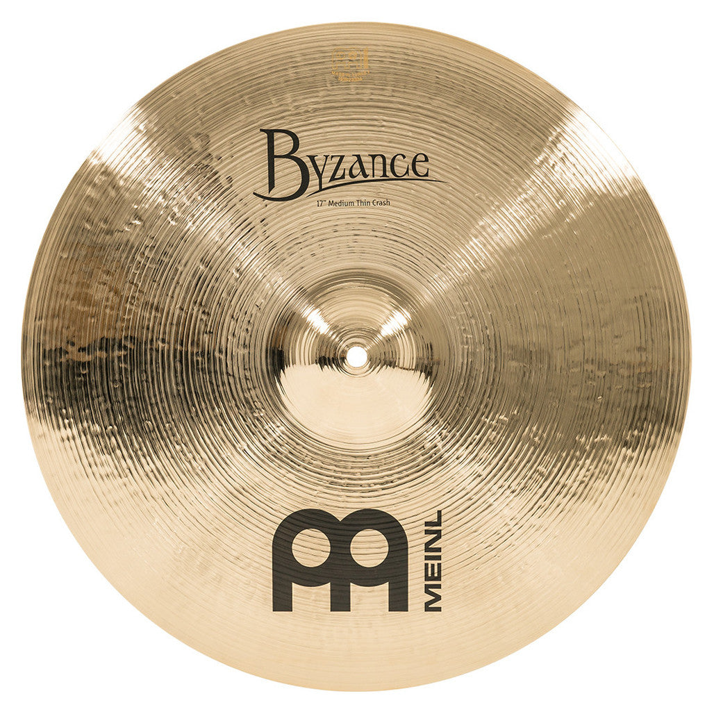 Meinl Byzance Brilliant 17" Medium Thin Crash Cymbal B17MTC-B