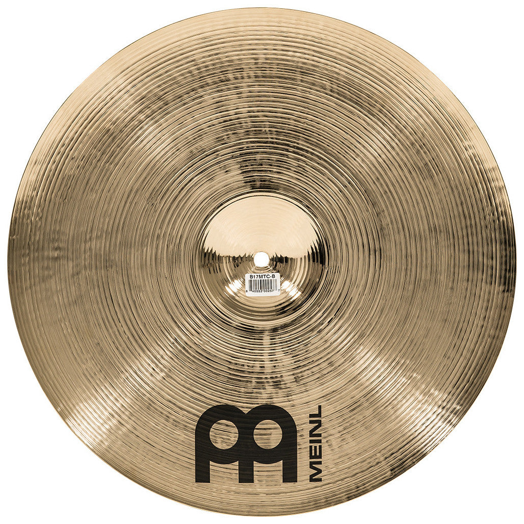 Meinl Byzance Brilliant 17" Medium Thin Crash Cymbal B17MTC-B Bottom View