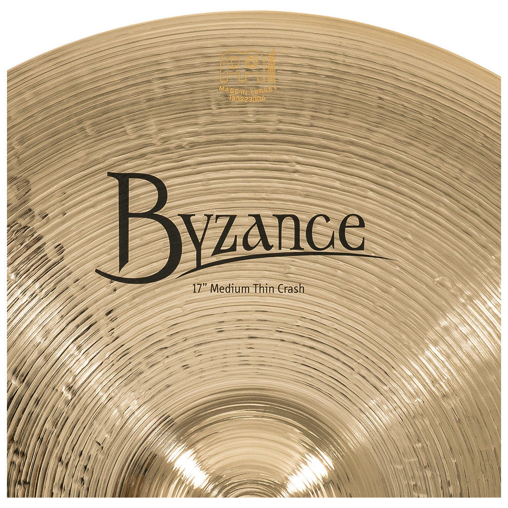 Meinl Byzance Brilliant 17 inch Medium Thin Crash Cymbal - B17MTC-B