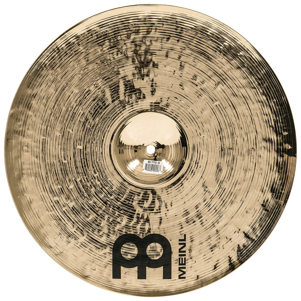 Meinl Byzance Brilliant 17" Thin Crash Cymbal B17TC-B Bottom View