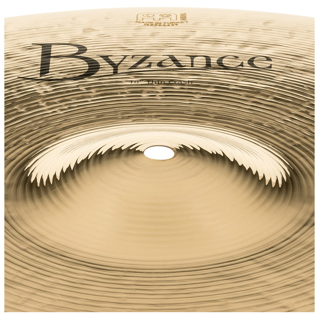 Meinl Byzance Brilliant 18 inch Medium Thin Crash Cymbal B18MTC-B