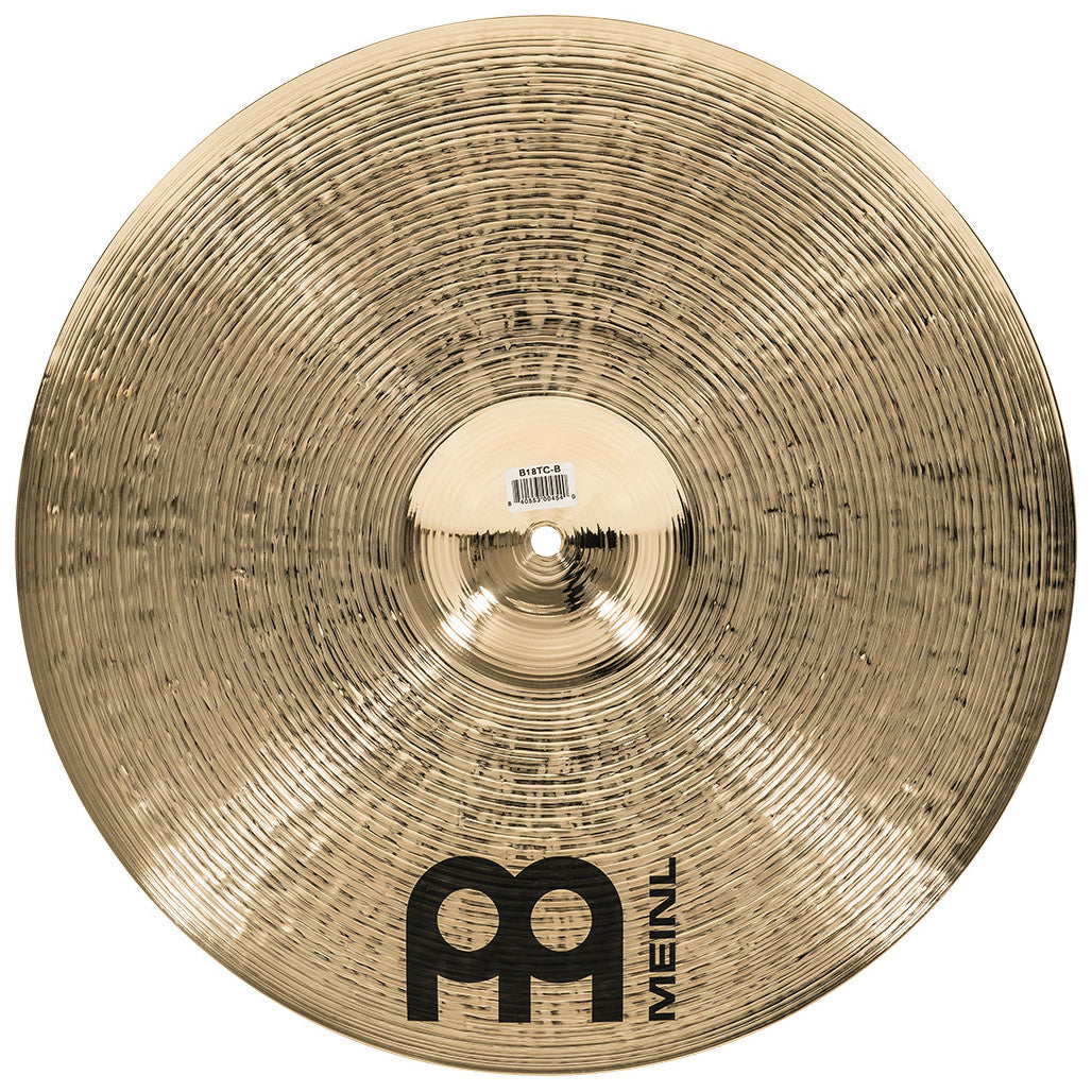 Meinl Byzance Brilliant 18" Medium Thin Crash Cymbal B18MTC-B Bottom View