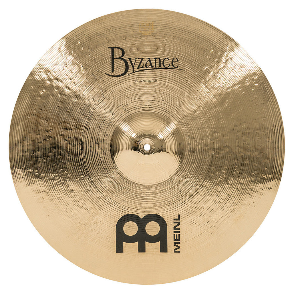 Meinl Byzance Brilliant 22" Medium Ride Cymbal - B22MR-B