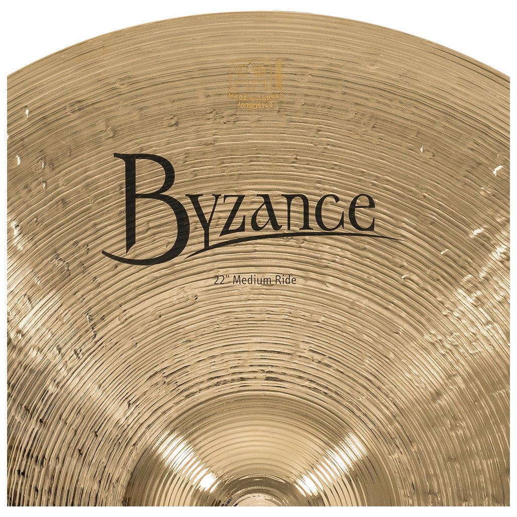 Meinl Byzance Brilliant 22 inch Medium Ride Cymbal B22MR-B