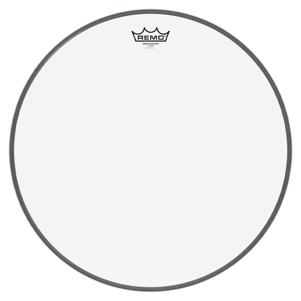 Remo USA Ambassador Clear 18 inch Bass Drum Head BR-1318-00