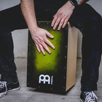Meinl Cajon Drum - Snarecraft Series Green Burst SC100GRB