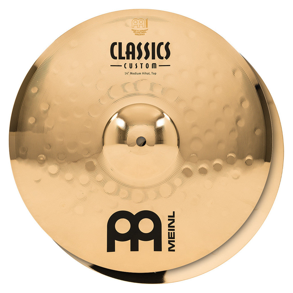 Meinl Classics Custom Brilliant 14" Medium Hi-Hats CC14MH-B