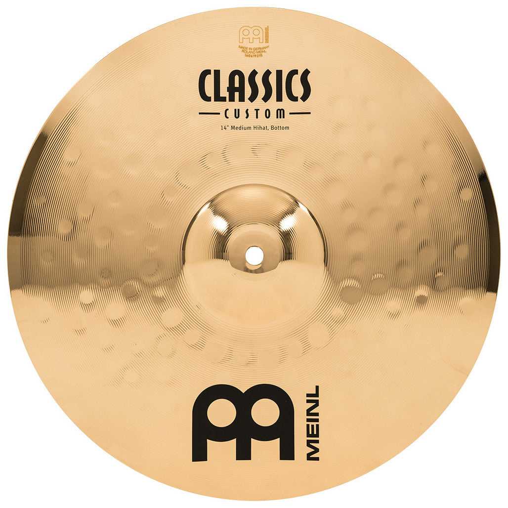 Meinl CC14MH-B Classics Custom Brilliant 14" Medium Hi-Hats