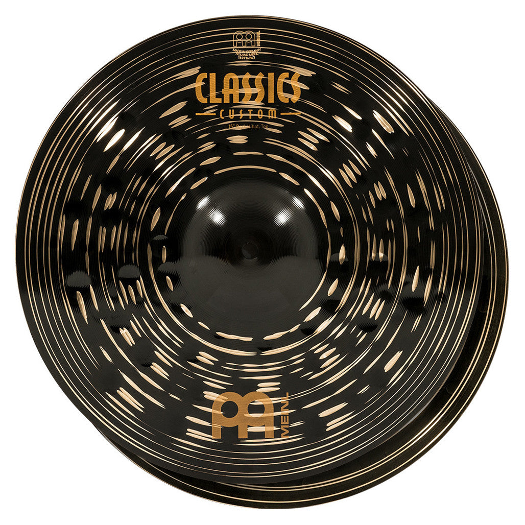 Meinl Classics Custom Dark 15" Hi-Hats CC15DAH