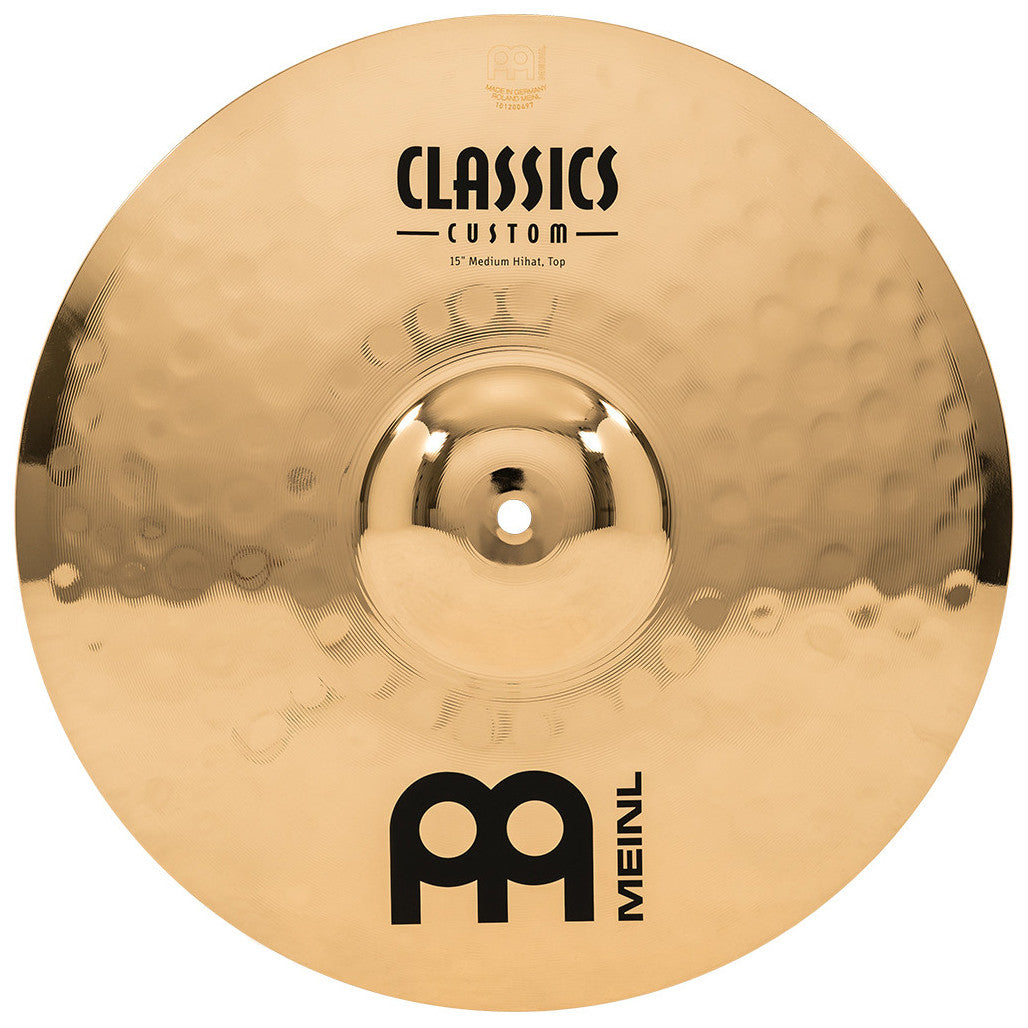 Meinl Classics Custom Brilliant 15" Medium HiHats CC15MH-B