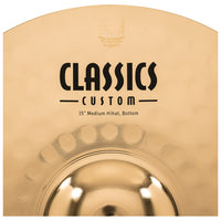 Meinl CC15MH-B Classics Custom Brilliant 15" Medium Hi-Hats