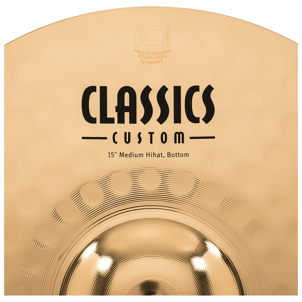 Meinl CC15MH-B Classics Custom Brilliant 15" Medium Hi-Hats