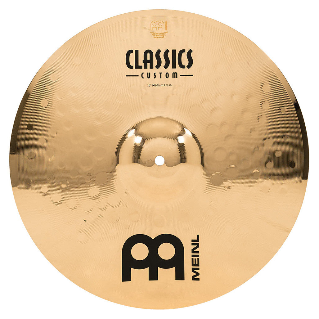 16"  Classics Custom Brilliant Medium Crash Cymbal