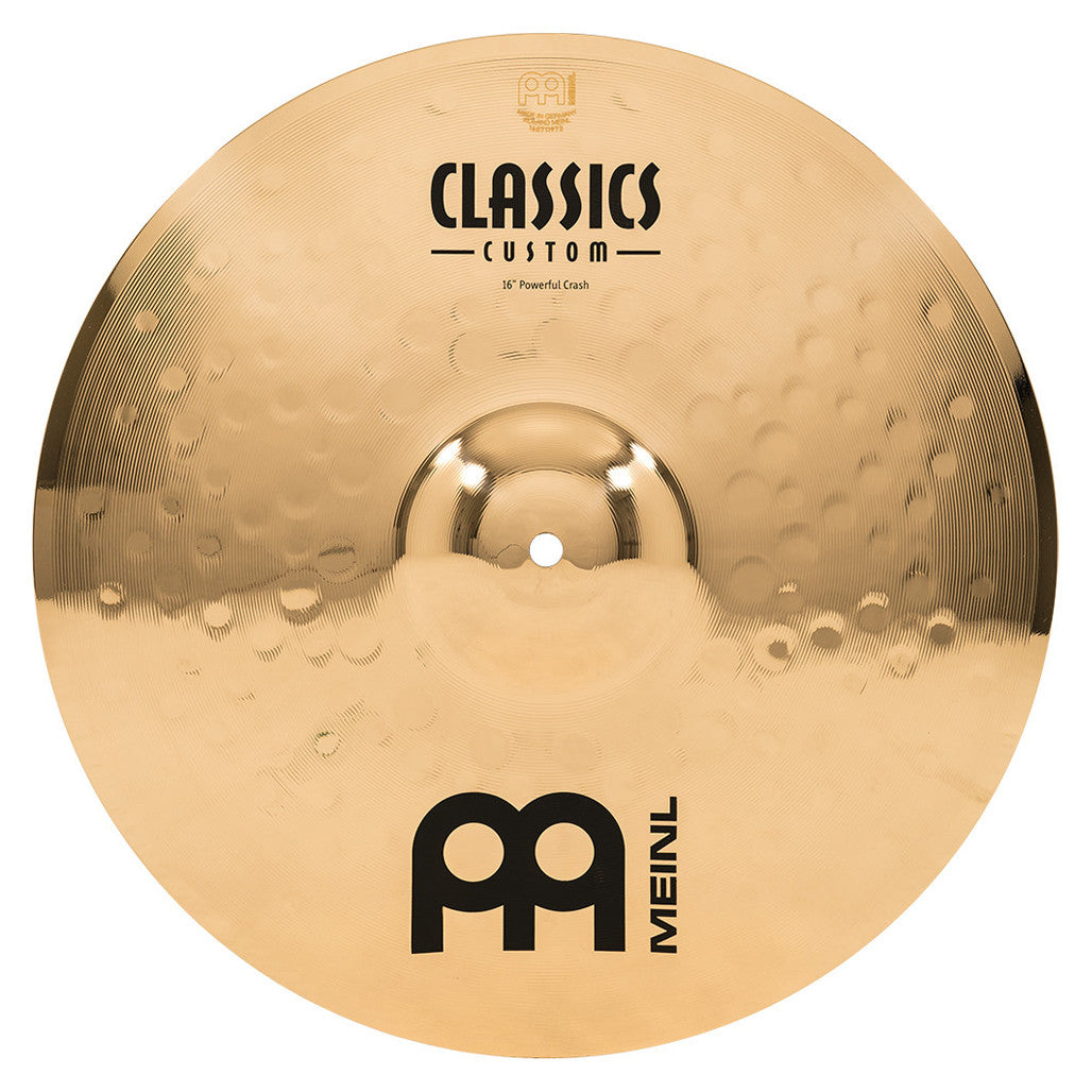 Meinl Classics Custom Brilliant 16" Powerful Crash Cymbal CC16PC-B