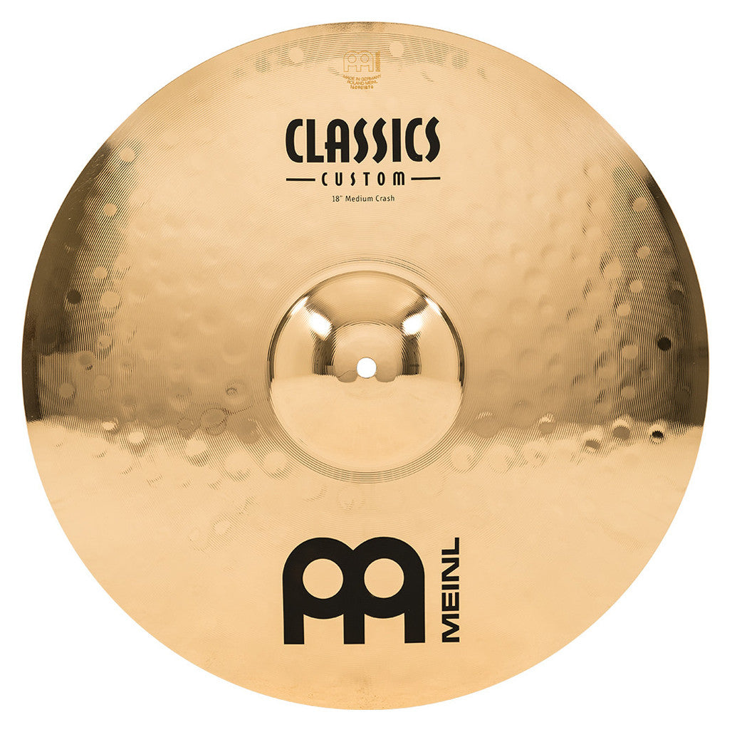 Meinl Classics Custom Brilliant 18" Medium Crash Cymbal CC18MC-B