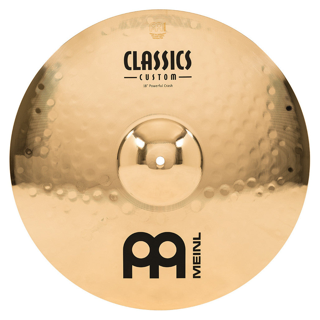 Meinl Classics Custom Brilliant 18" Powerful Crash Cymbal CC18PC-B