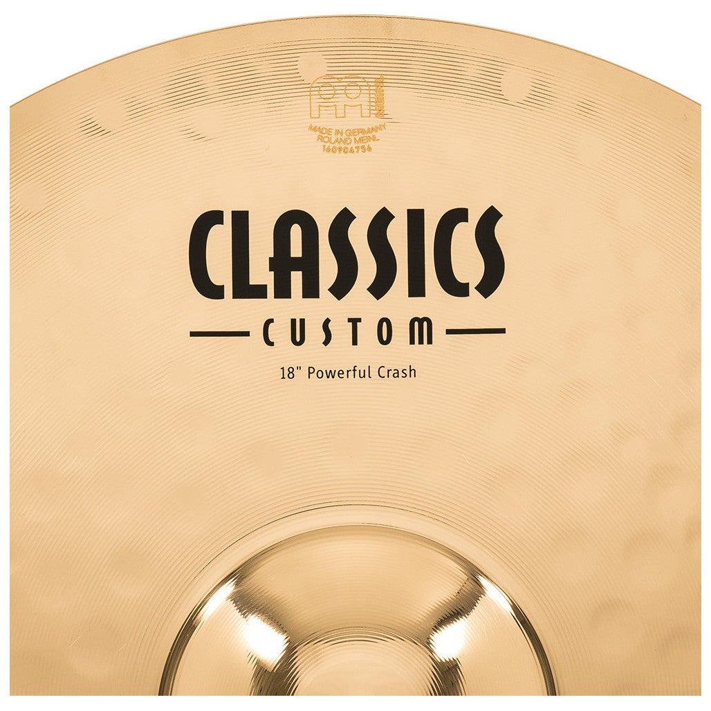 Meinl CC18PC-B Classics Custom Brilliant 18 inch Powerful Crash Cymbal