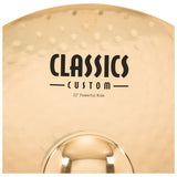 Meinl CC22PR-B Classics Custom Brilliant 22" Powerful Ride Cymbal