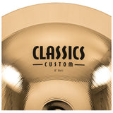 Meinl CC8B-B Classics Custom Brilliant  8" Bell Cymbal