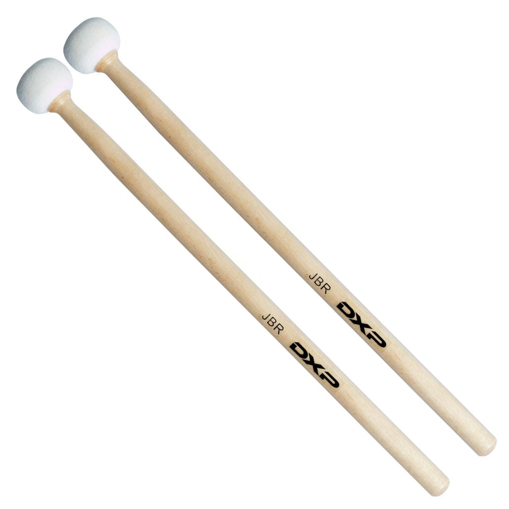 DXP Drum Mallets Standard Felt Head DBT290 featuring wooden handles and hard felt mallet heads.