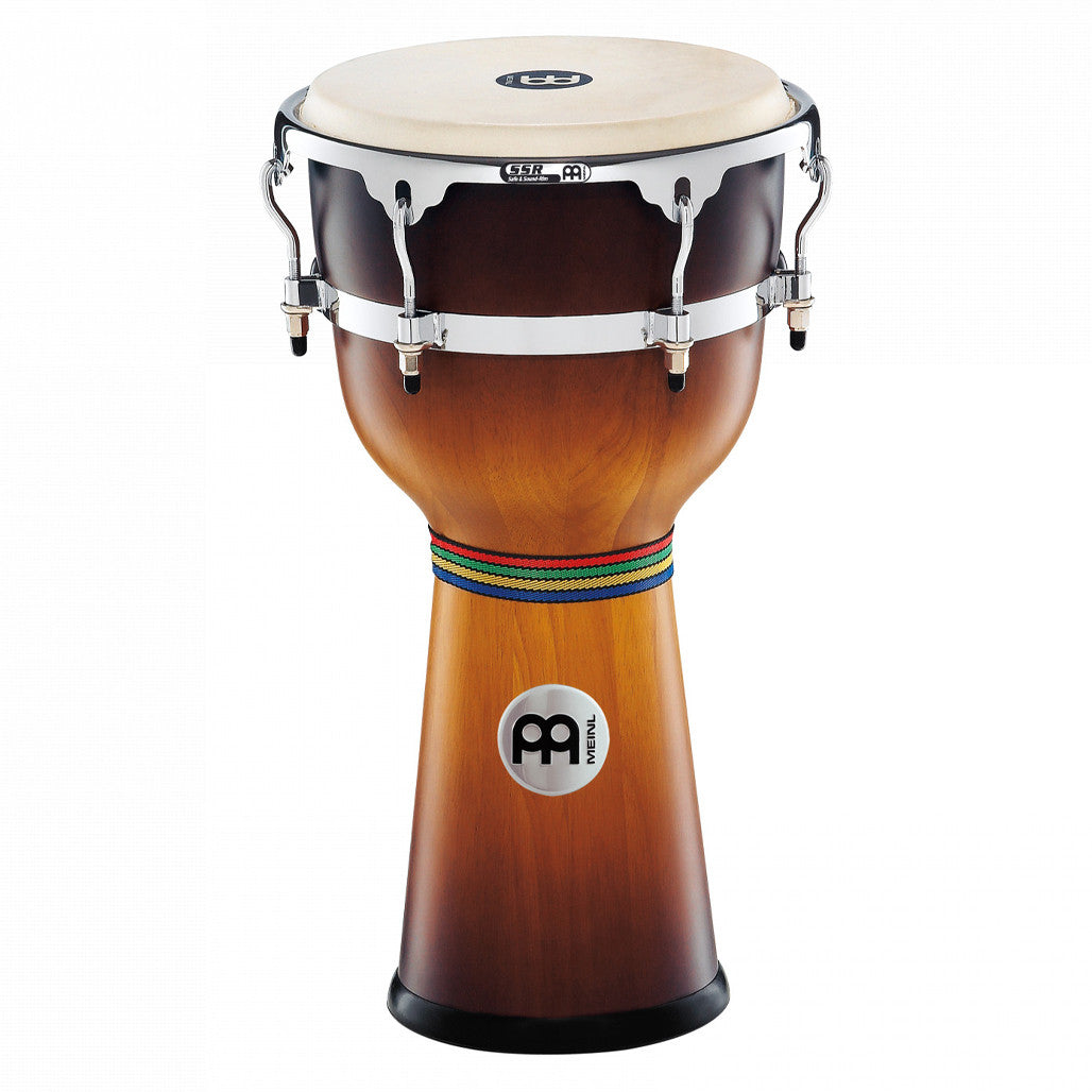 Mein Floatune Series 12" Wood Djembe Drum - Gold Amber Sunburst DJW3GAB-M 
Drum Republic Online